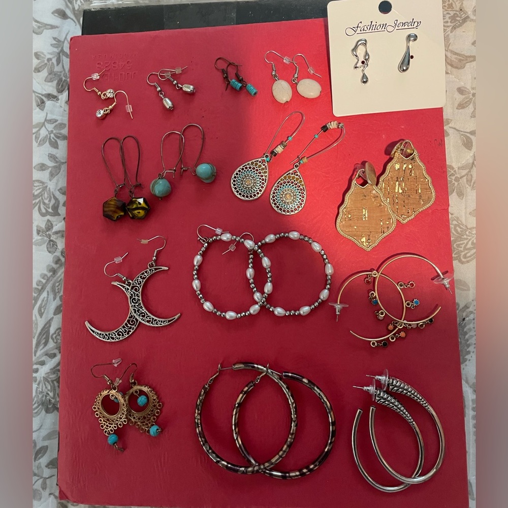 Earrings in a variety of styles